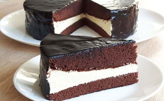 Торт Эскимо с шоколадной глазурью