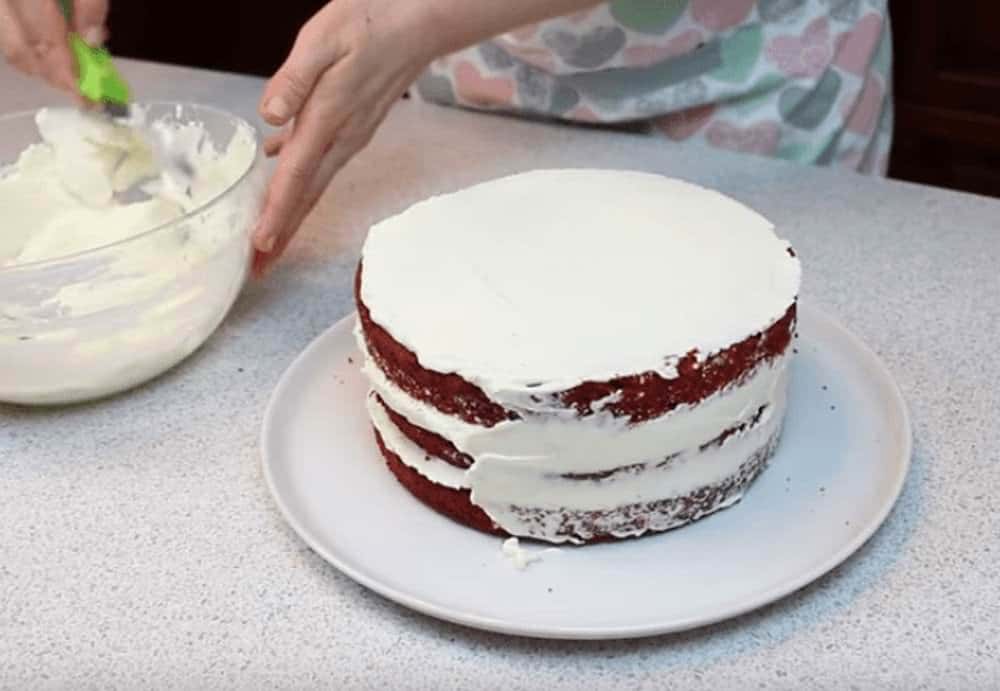 Торт «Червоний оксамит». Покроковий рецепт з фото.