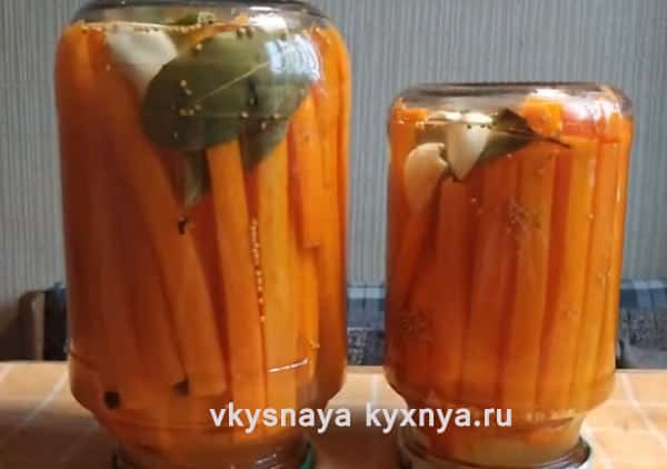 Маринована морква на зиму в банках: прості рецепти дуже смачною домашньою заготовки