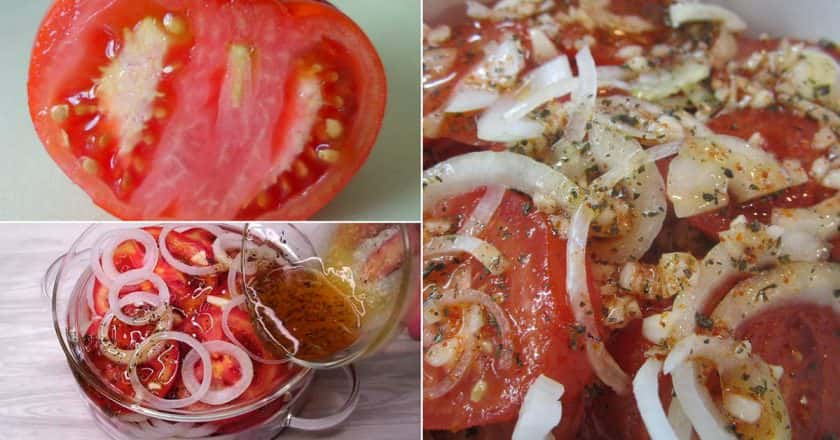Найкраща закуска до шашлику за 5 хвилин: пряні помідори з цибулею