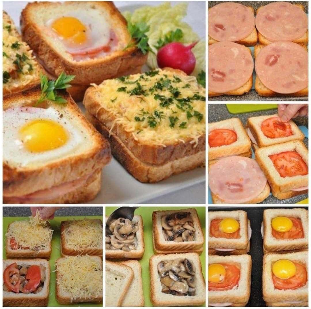 Бутерброды на завтрак