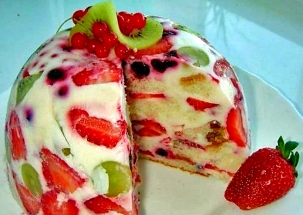 Десерт без випічки "Фруктовий торт" рецепт універсальний!